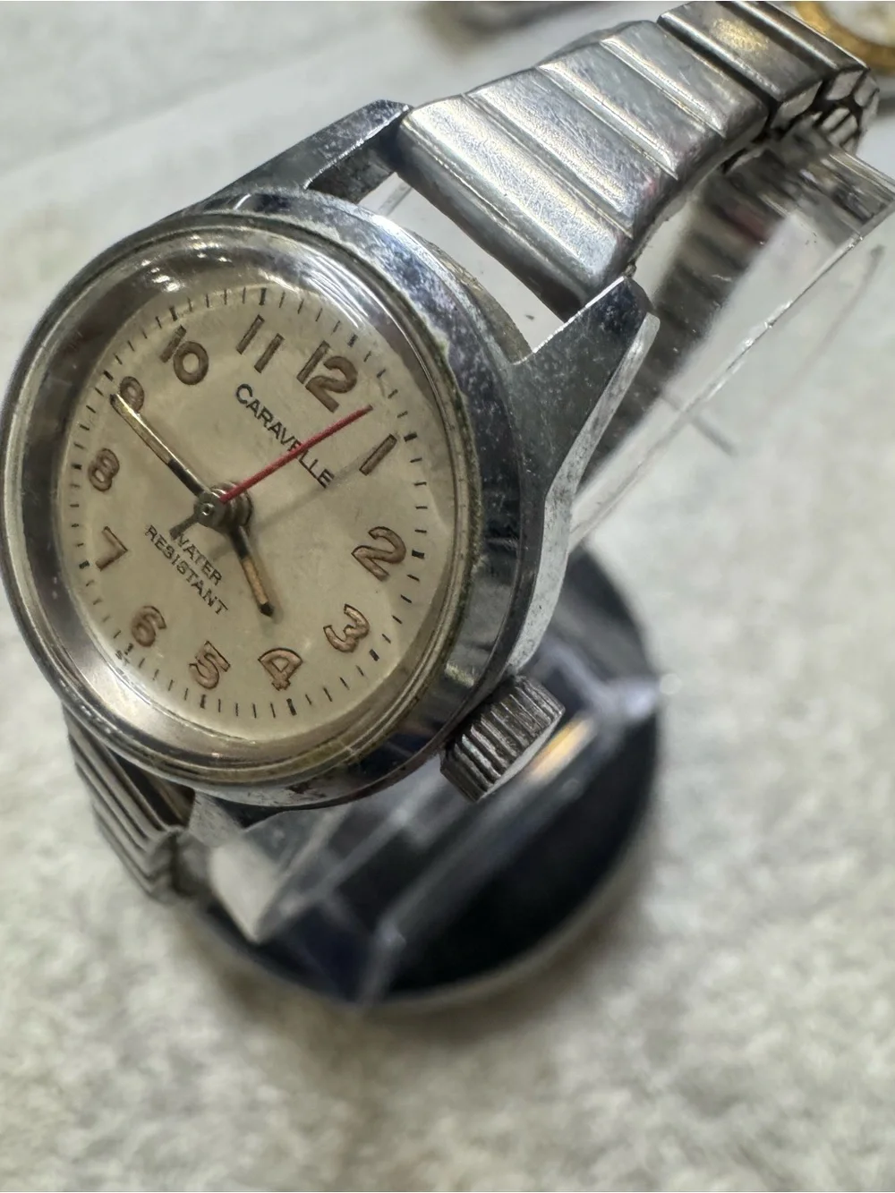 Caravelle Silver Dial Water-Resistant Women's Wristwatch